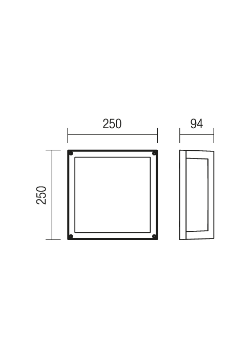 Brick Glass Ceiling lamp