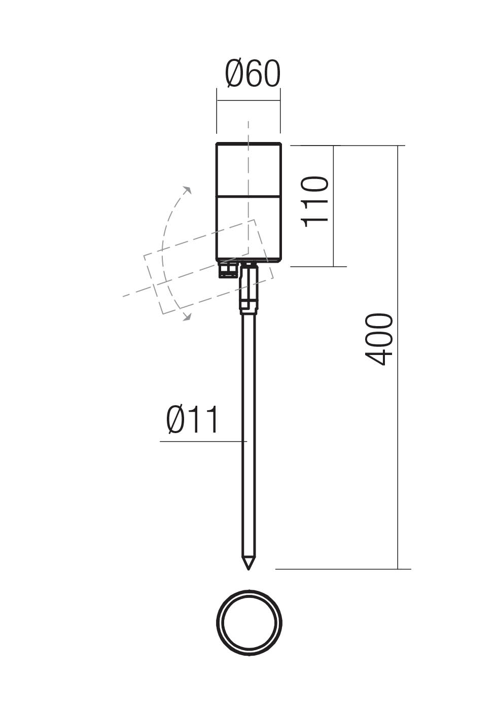 Stake Decorative Fixture