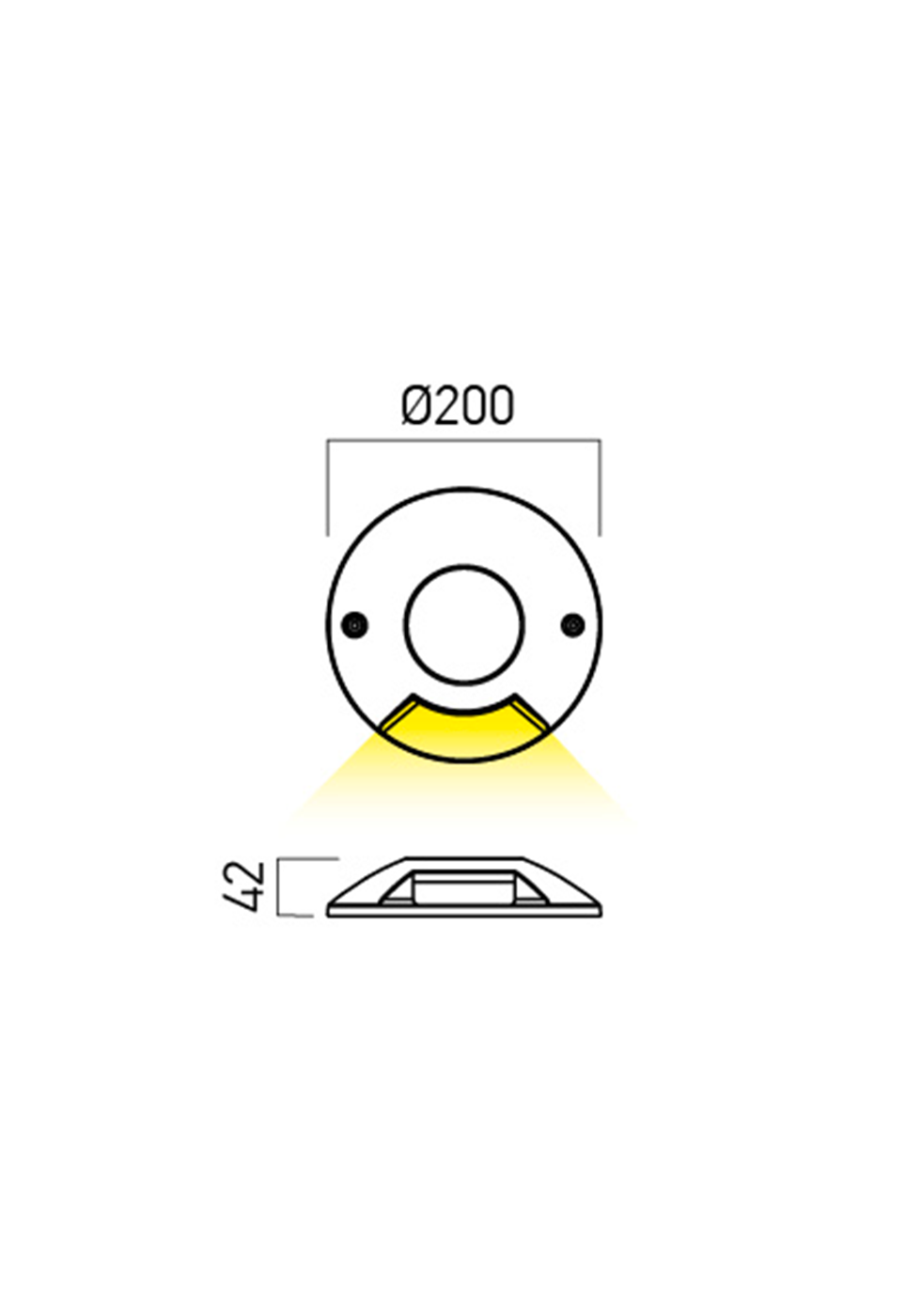 Xpuck Ground surface light